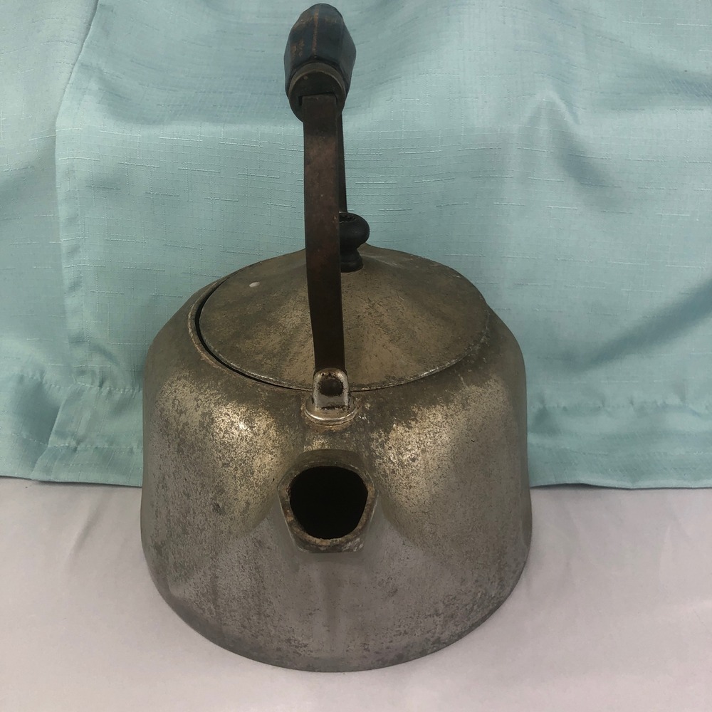 Vintage SUPER Maid Octagonal Design Aluminum 5 Qt Tea Pot Kettle Swivel Lid - Picture 4 of 11